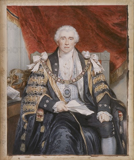 John Crowder, Lord Mayor of London, c1829. Artist: Sir William Charles Ross