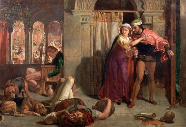 'The Eve of St Agnes', 1848. Artist: William Holman Hunt