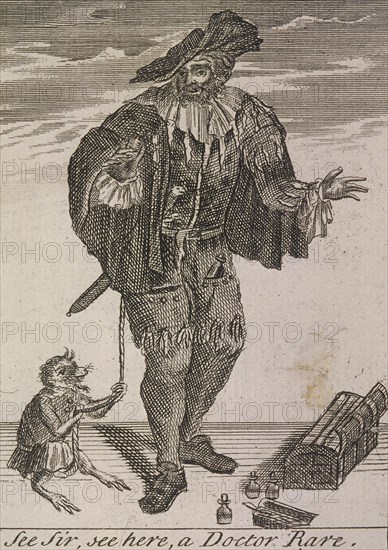 'See Sir, see here, a Doctor Rare', Cries of London, (c1688?). Artist: Anon