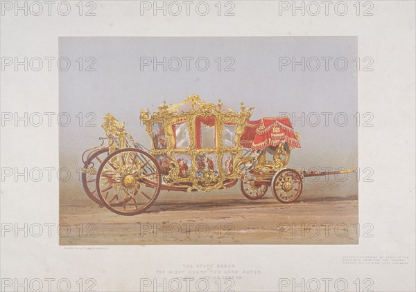 Lord Mayor's Coach, 1872. Artist: Kell Brothers