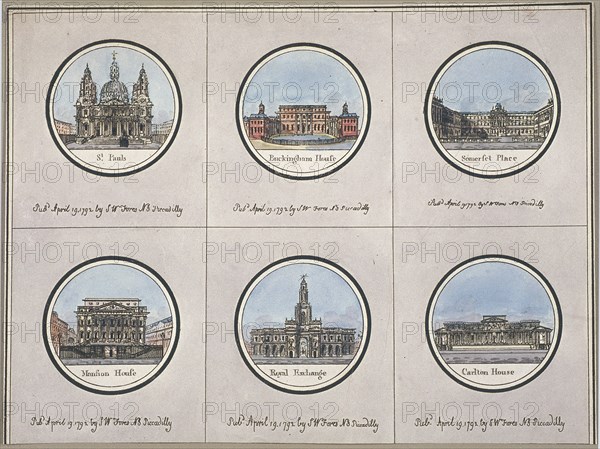 General views of London, 1792. Artist: Anon