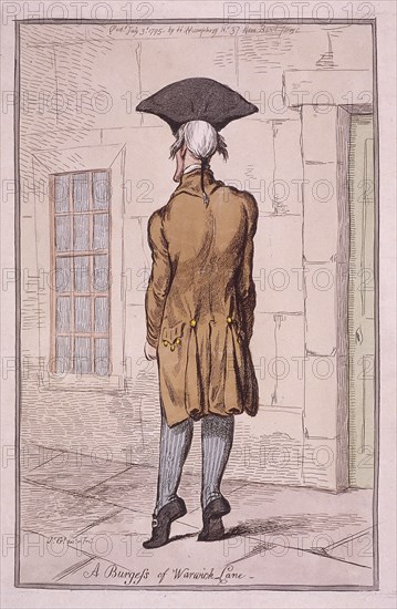 John Burges MD, 1795. Artist: James Gillray