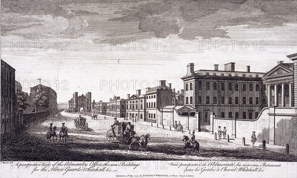 Admiralty, Whitehall, London, 1794. Artist: Laurie & Whittle