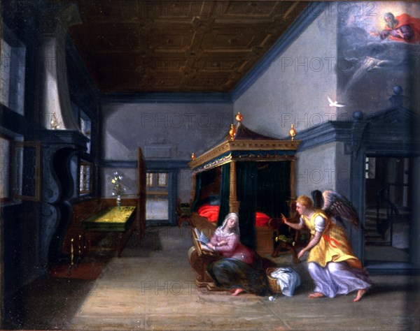 'The Annunciation'. Artist: Anon