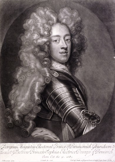 George II, King of Great Britain, 1706. Artist: Joseph Smith