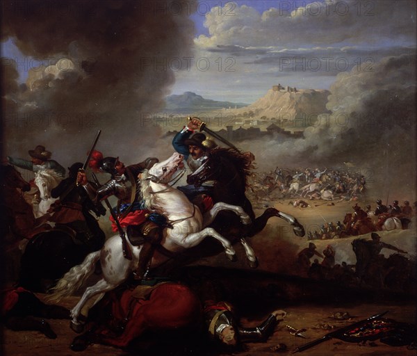 Battle Piece', c1807-c1868. Artist: Abraham Cooper