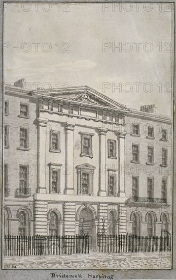 Bridewell, City of London, 1820. Artist: MM