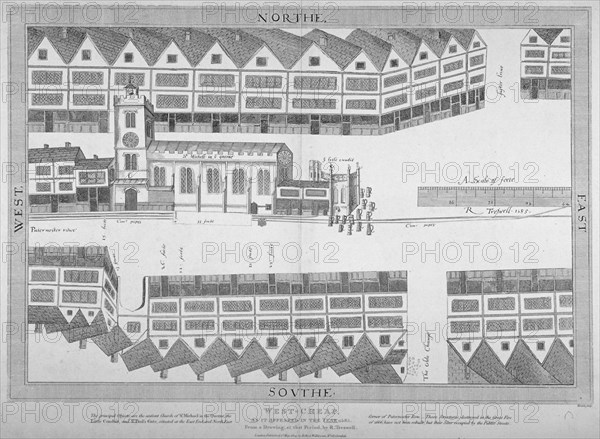 Cheapside, City of London, 1585 (1814). Artist: Bartholomew Howlett