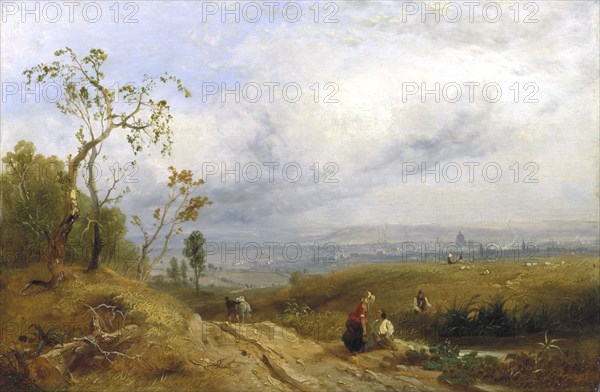 'A Peep at the Metropolis from Hampstead Heath', 1841. Artist: James Baker Pyne