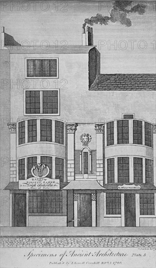 View of buildings in Leadenhall Street, City of London, 1790. Artist: William Darton & Co