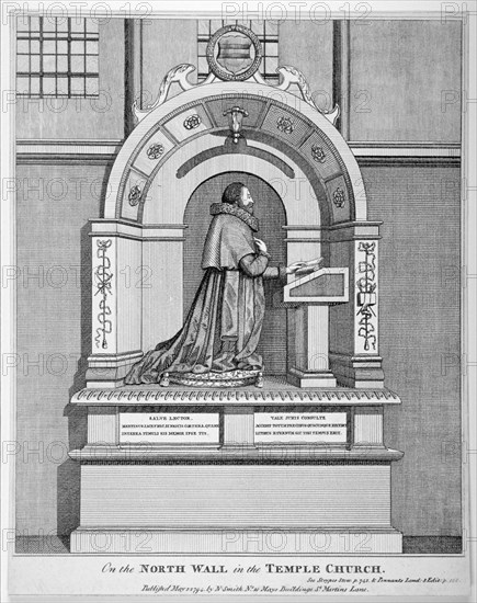 Monument to Richard Martin, Recorder of London, Temple Church, City of London, 1794. Artist: Anon