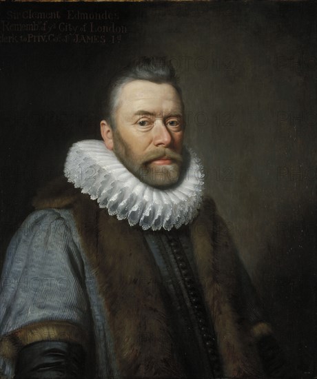 Sir Clement Edmondes', 17th century. Artist: Daniel Mytens