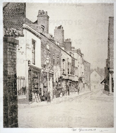 Duke Street, Chelsea, London, 1873. Artist: Walter Greaves