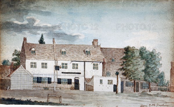 The Three Colts Inn, Hackney, London, c1795. Artist: Henry Vaughan