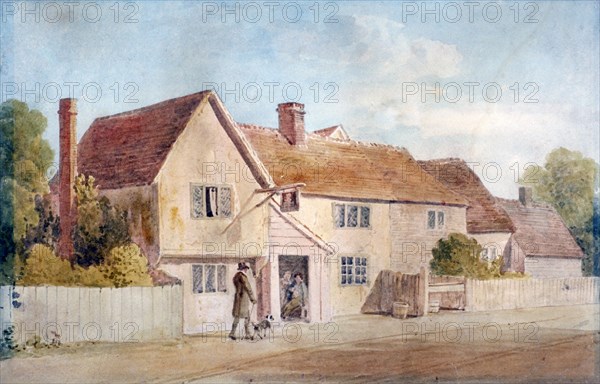 Cottages at Chadwell, Essex', 19th century. Artist: James Duffield Harding
