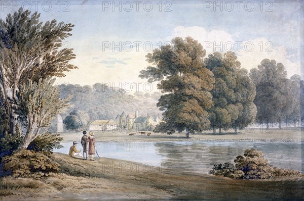 'Allington Castle, near Maidstone, Kent', 19th century. Artist: James Duffield Harding