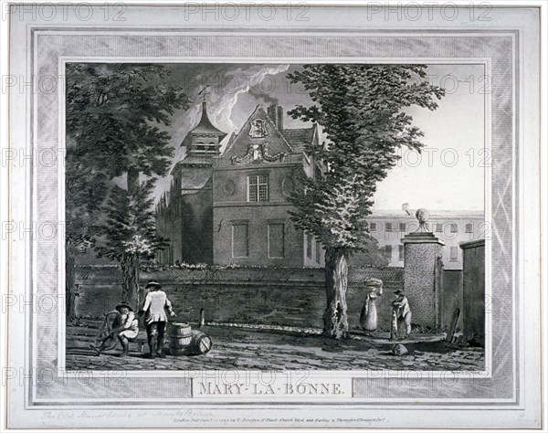 The Manor House in Marylebone, London, 1791. Artist: George Isham Parkyns