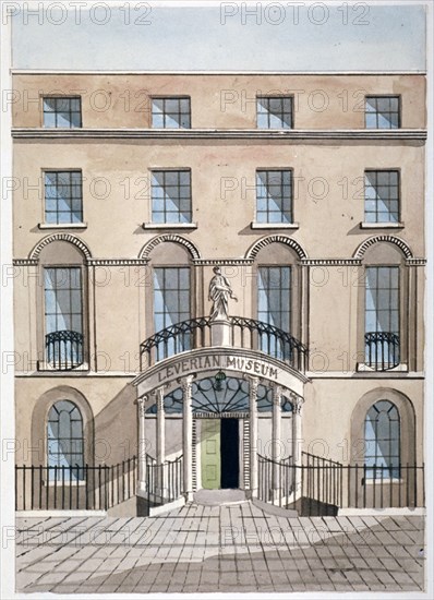 Front view of the Leverian Museum, Albion Place, Southwark, London, c1806. Artist: Anon