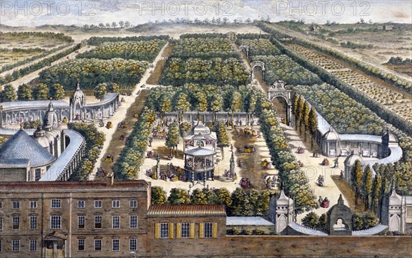 Vauxhall Gardens, Lambeth, London, 1751. Artist: Johann Sebastian Muller