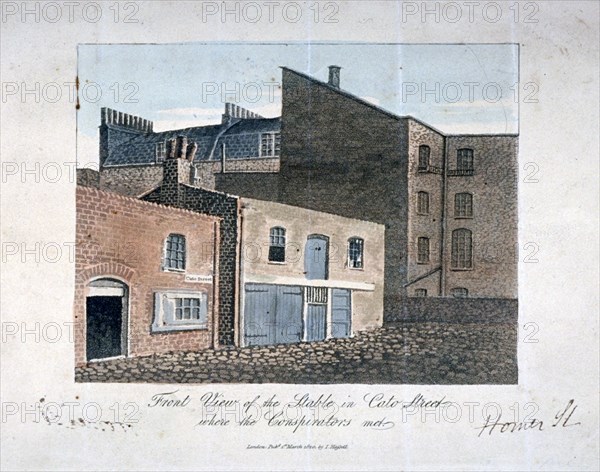 Cato Street conspiracy, 1820. Artist: Anon
