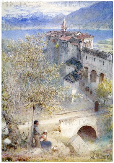 'Locarno, Lake Maggiore', 1905. Artist: Albert Goodwin