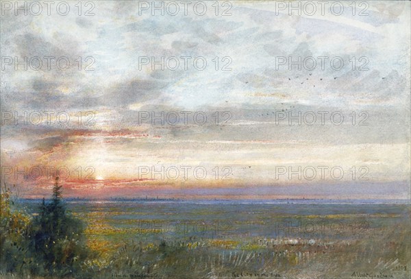 'Venice from the Mainland', 1908. Artist: Albert Goodwin