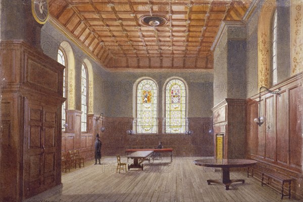 Hall of Clement's Inn, London, 1884. Artist: John Crowther