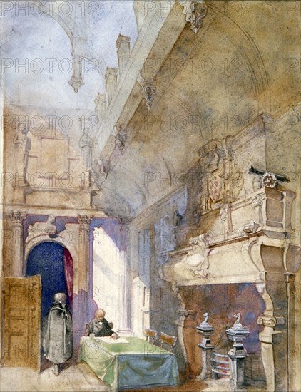 'Salle-a-Manger, Charterhouse', London, 1913. Artist: Alfred-Charles Conrade