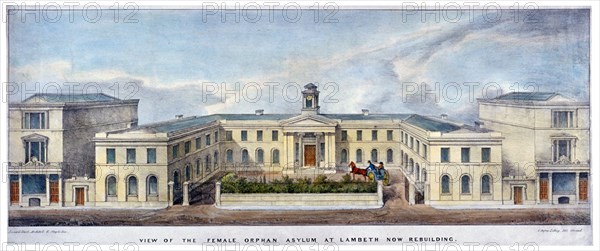 The Lambeth Asylum for Girls, London. Artist: Charles Ingrey