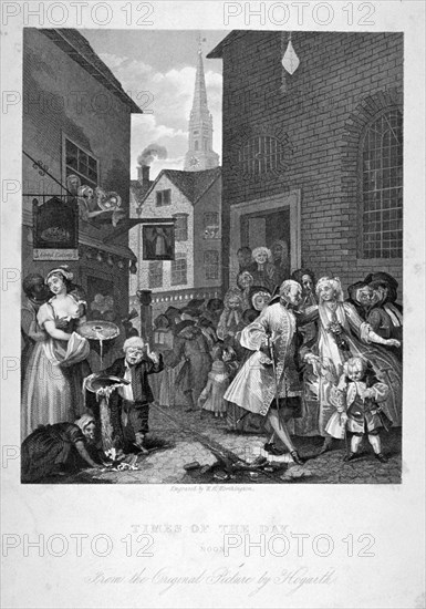 Noon', 1738. Artist: WH Worthington