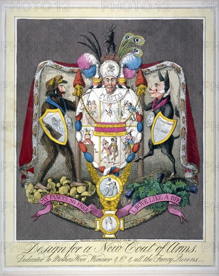 Design for a new coat of arms...', 1821. Artist: Anon
