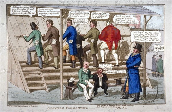 Brixton purgatory', 1822. Artist: Anon