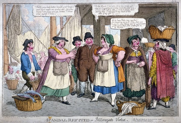 'Scandal refuted, or Billingsgate virtue', 1818. Artist: C Williams