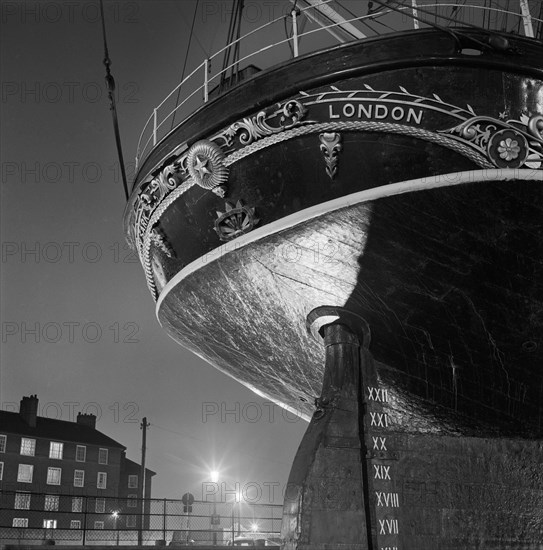 The 'Cutty Sark', Greenwich, Greater London, 1955-1965