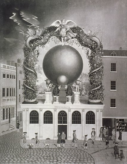 Satire on the national debt, 1782 (1785). Artist: Francis Jukes
