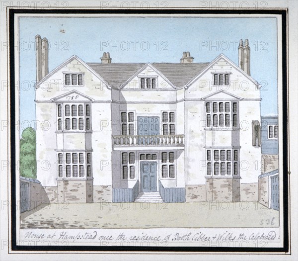 House at Hampstead, London, c1800. Artist: Anon