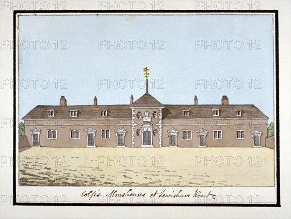 Colfe's Almshouses in Lewisham, London, c1795. Artist: Anon