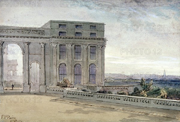 View of Chester Terrace, Regent's Park, London, 1830. Artist: Edmund Thomas Parris