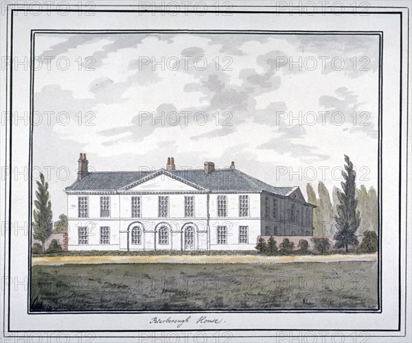 Peterborough House, Fulham, London, 1800. Artist: Anon