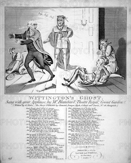 'Wittington's Ghost', 1807. Artist: Anon