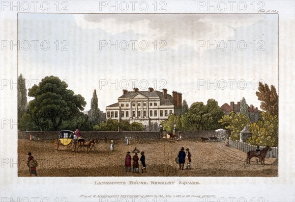 Lansdowne House in Berkeley Square, Mayfair, London, 1811. Artist: Anon