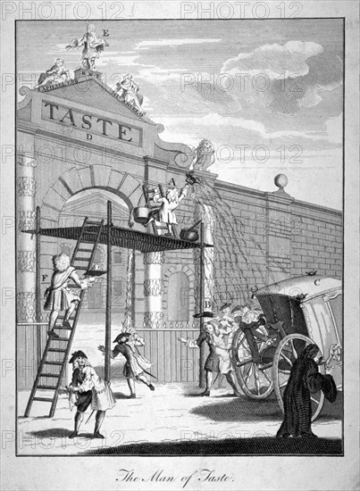 The Man of Taste', 1731. Artist: Anon