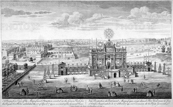 Green Park, Westminster, London, 1749. Artist: Anon