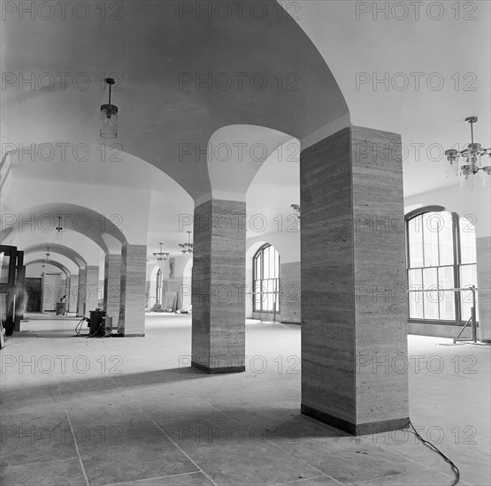 Interior of the south wing, Old Bailey, London, 1972