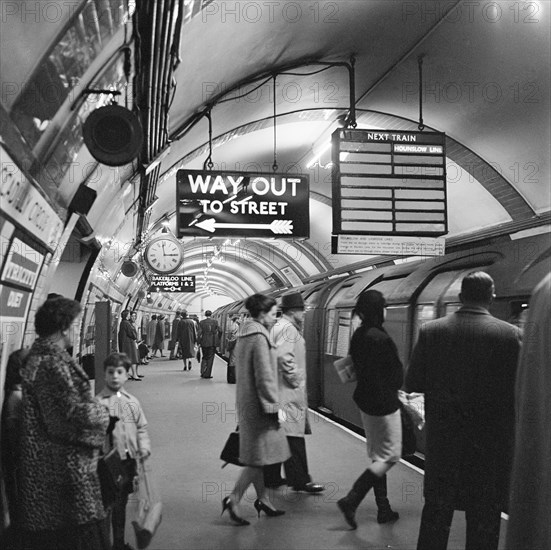 Piccadilly Circus Station, London, 1960-1965