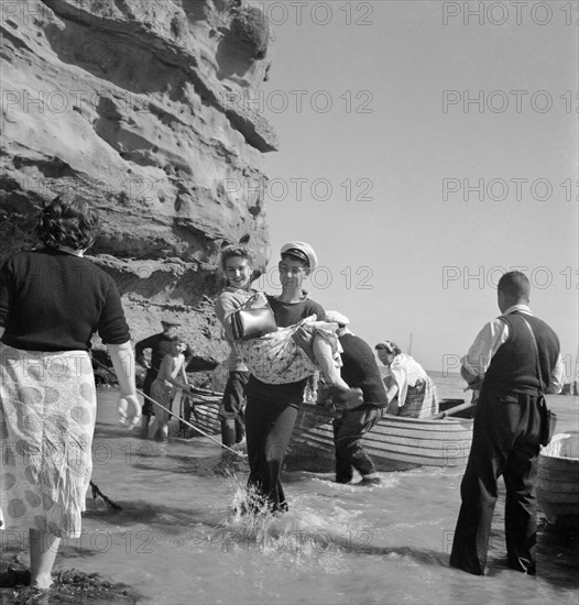 Ladram Bay, Otterton, Devon, 1959