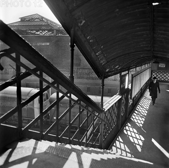 Stairs at London Bridge Station, London, 1960-1972