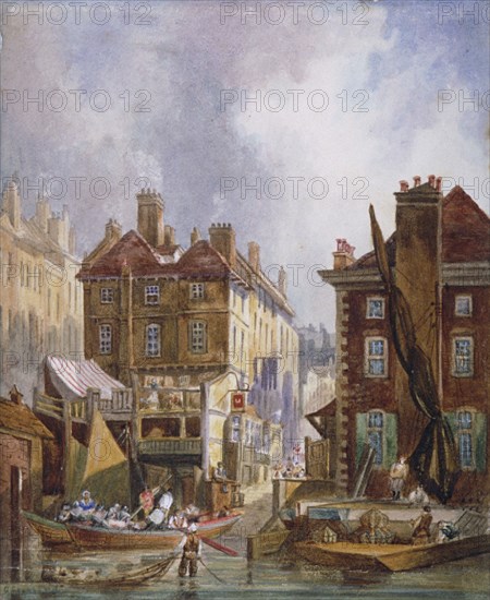 Hungerford Market, Westminster, London, c1810. Artist: George Shepheard