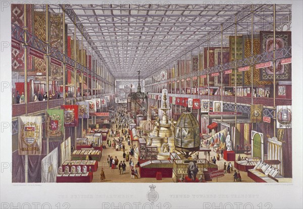 The Great Exhibition, Hyde Park, Westminster, London, 1851. Artist: Robert Kent Thomas