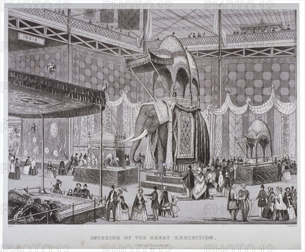 The Great Exhibition, Hyde Park, Westminster, London, 1851. Artist: Jean-Marie Chavanne
